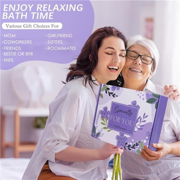 Birthday Gifts for Women, Self Care Gifts for Women, Relaxing Spa Gifts Basket - Picture 3 of 8